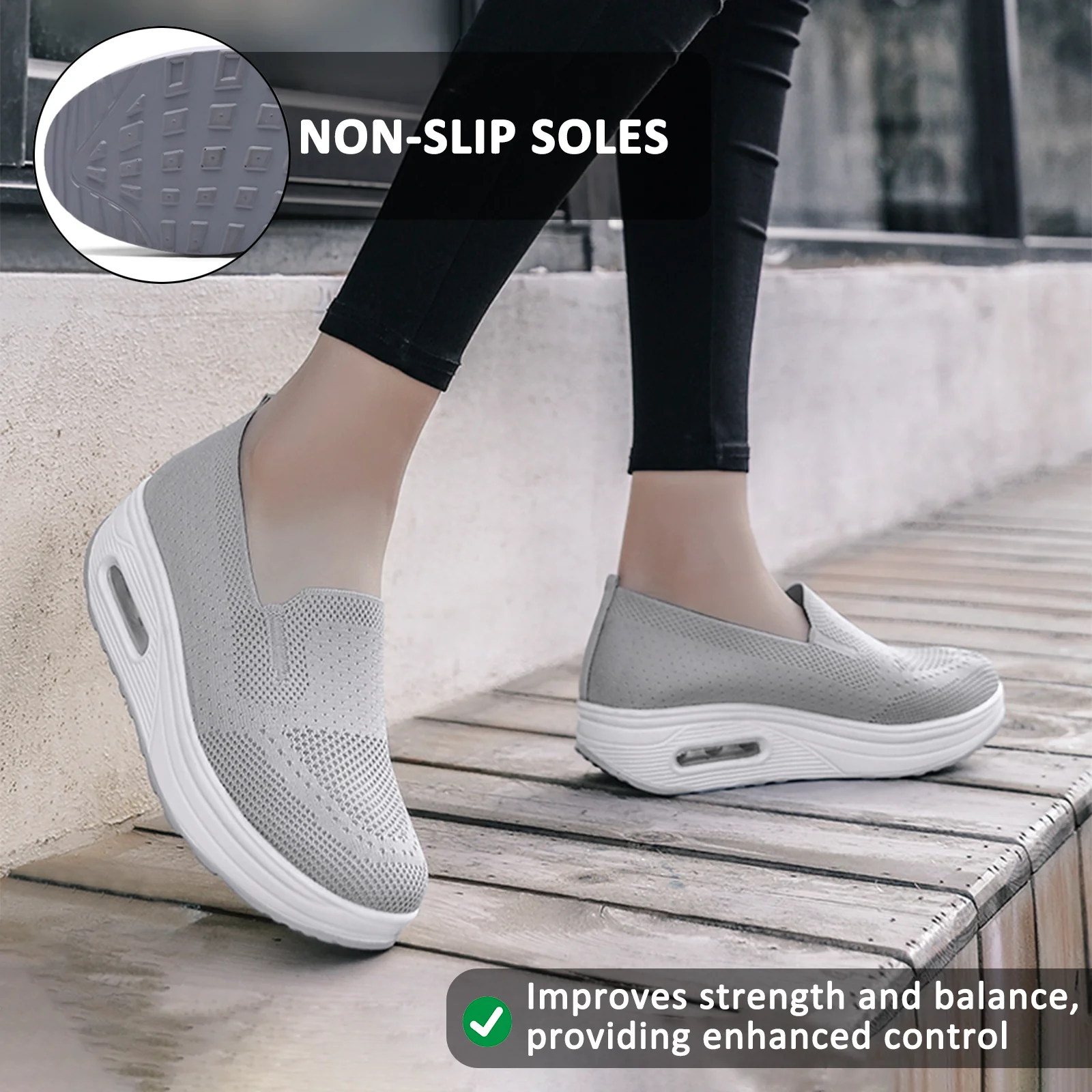 Air Cushion Sports Shoes for Women – Breathable & Comfortable - Image 3