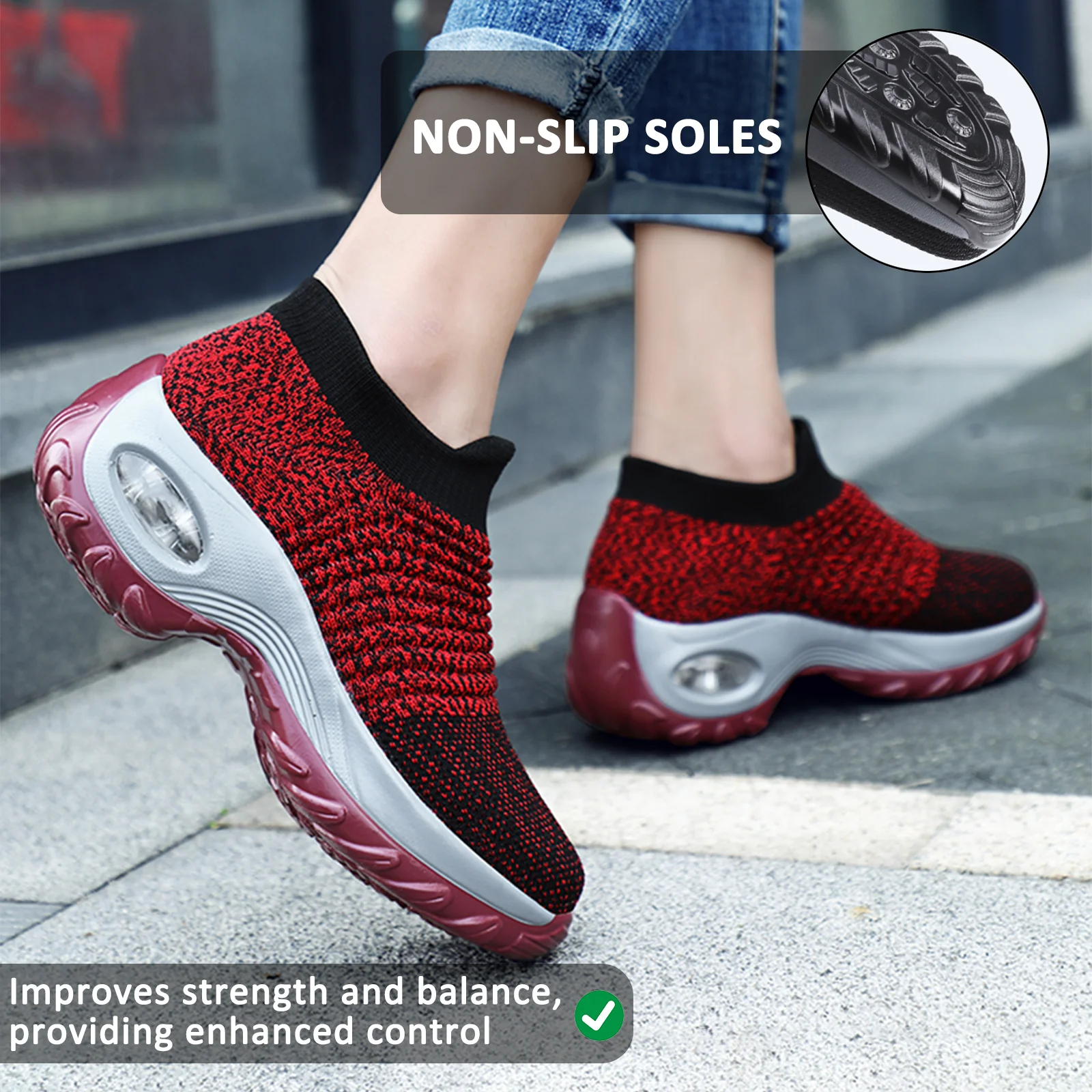 Breathable Slip-On Casual Shoes for Women – Lightweight & Versatile Comfort - Image 4