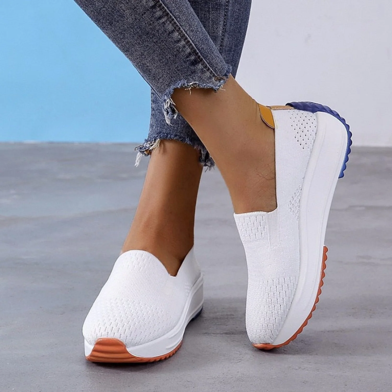 Breathable Slip-On Shoes for Women – Lightweight & Cushioned Comfort - Image 3