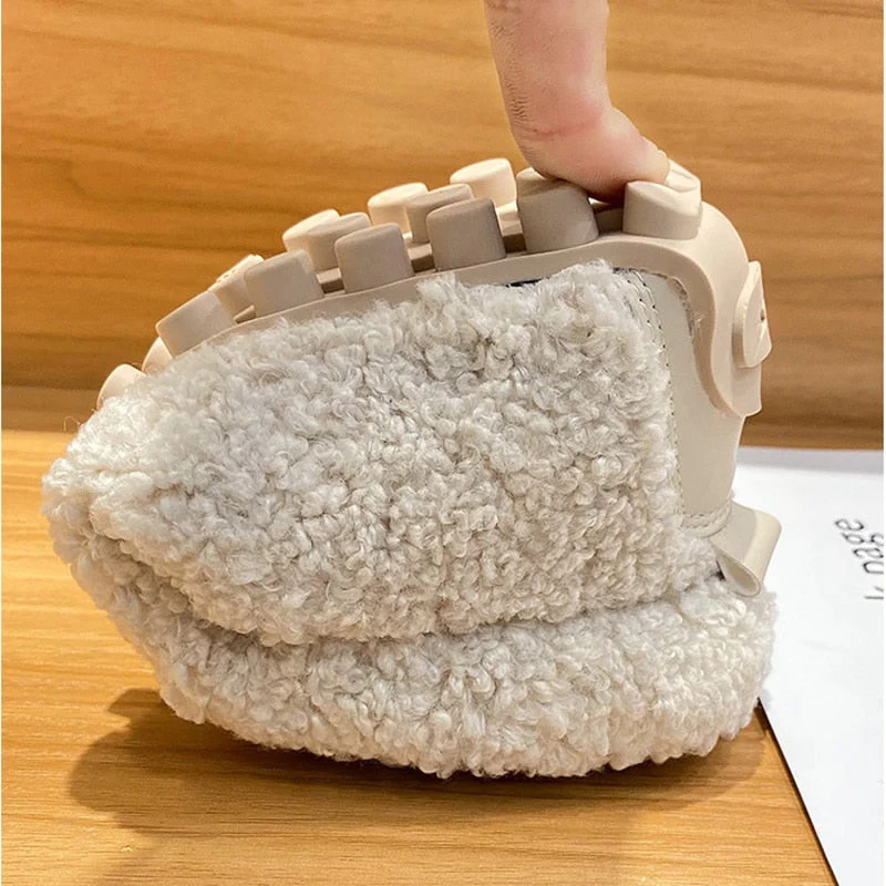 Furry Slip-On Loafers for Women – Comfortable & Stylish for All Seasons - Image 5