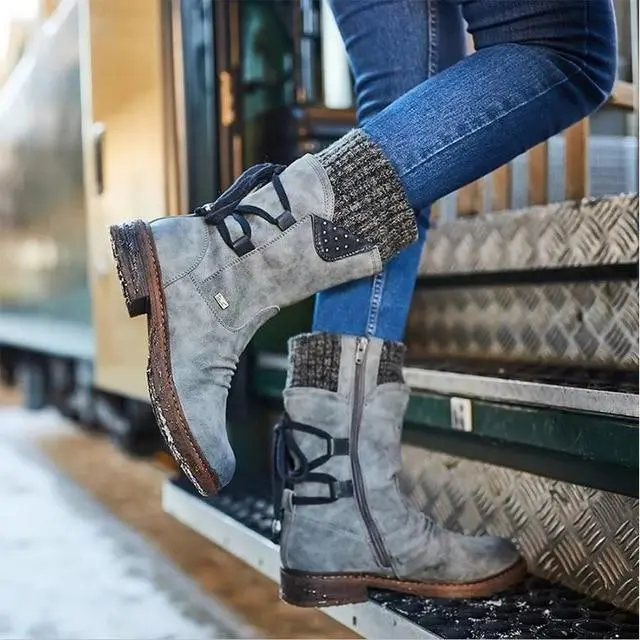 Low Heel Winter Boots for Women | Comfortable & Warm Design - Image 9