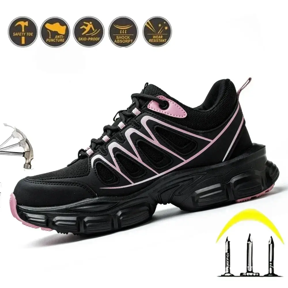 Stylish Safety Sneakers – Non-Slip Work Shoes – Comfort & Protection for Women - Image 5