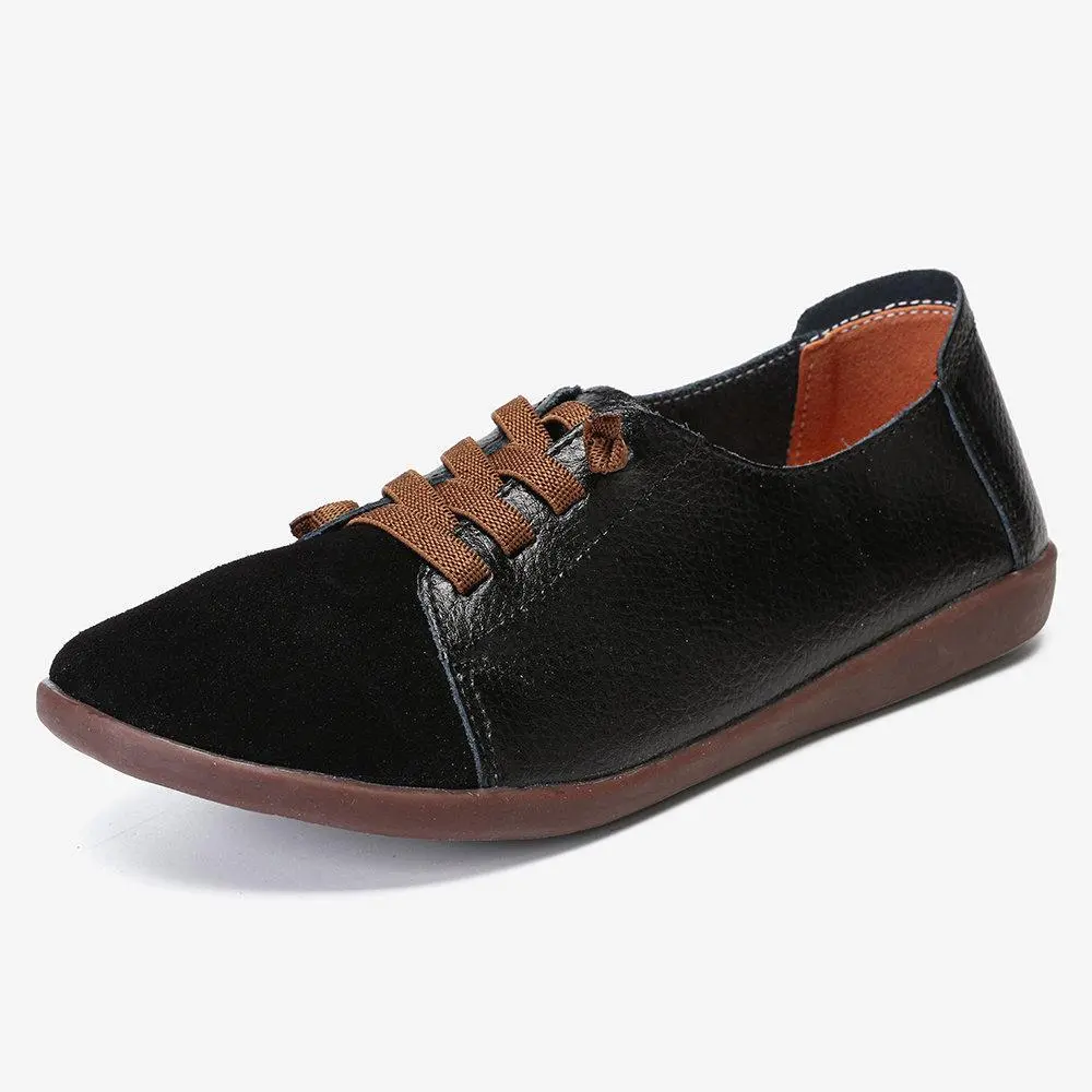 Suede Slip-On Flats for Women – Stylish & Comfortable Black Flat Shoes - Image 3