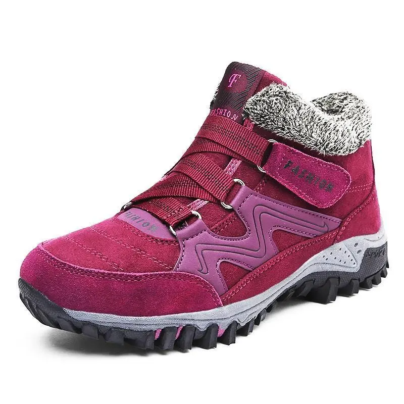 Waterproof Suede Black Ankle Boots for Women – Cozy & Stylish Winter Footwear - Image 3